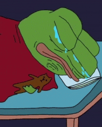 Sad Pepe GIF