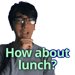 Lunch Date Eating Sticker