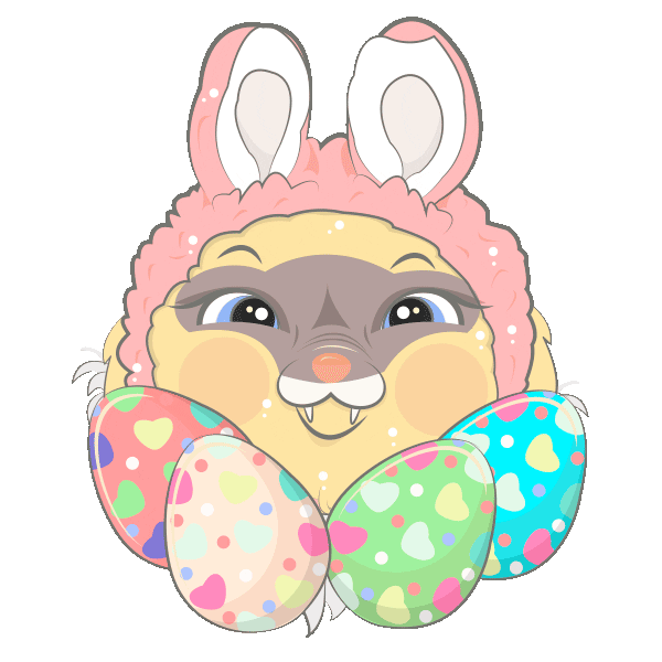 Cat Rabbit Sticker