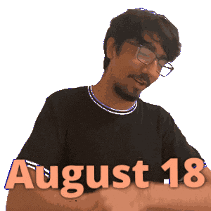 August Sticker