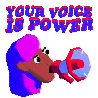 Speak Up Black Lives Matter Sticker by INTO ACTION