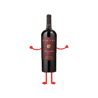 Red Wine Sticker by Schwaderer Wines