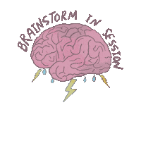 Thinking Studying Sticker
