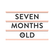 baby milestone Sticker by The Honest Company