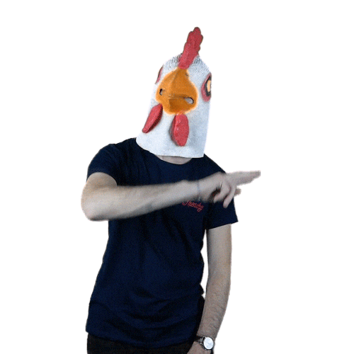 Coq Lpf Sticker by Les Petits Frenchies