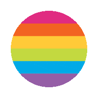 Rainbow We Are Proud Sticker by National Speech & Debate Association