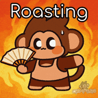 Summer Melting GIF by Chimpers