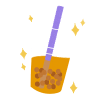 Bubble Tea Boba Sticker by Tapioca Lounge