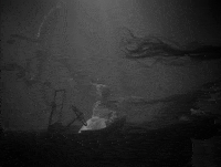 drown black and white GIF