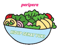 Vegetable Healthy Food Sticker by Peripera Indonesia