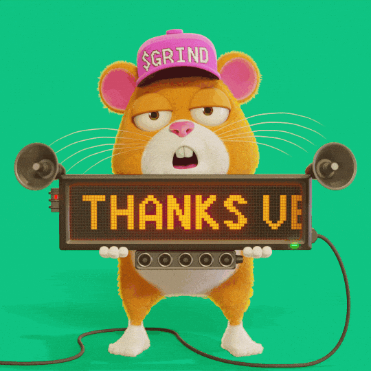 Cheers Thank You GIF by Grind