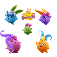Happy Turbo Sticker by Sunny Bunnies