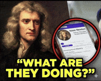 What Are They Doing Isaac Newton GIF
