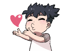 Heart Kiss Sticker by Jin
