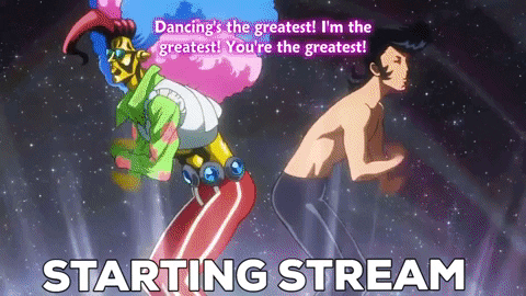 Kuroisouma giphygifmaker dance space dandy GIF