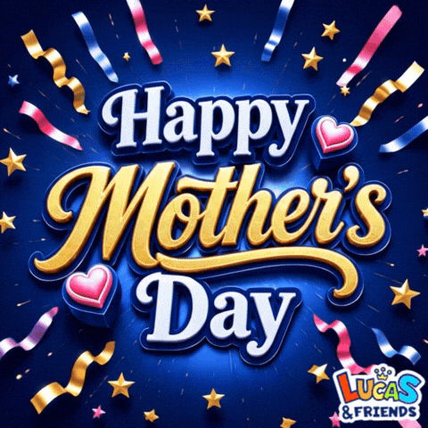 Mothers Day Party GIF by Lucas and Friends by RV AppStudios