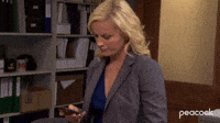 Leslie Answering The Phone