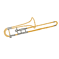 Bop Trombone Sticker by BOP-BrassOrchestraProject