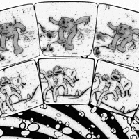 black and white art GIF by Sculpture