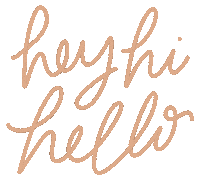 Lettering Hello Sticker