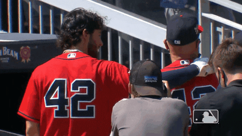 Regular Season Hug GIF by MLB