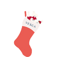 Christmas Makeup Sticker by Vesca Beauty