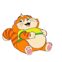 Hungry Yum Yum Sticker by 44 Cats