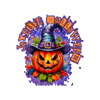 Citrouille Sticker by TresorsDuMonde.ca