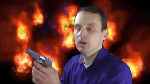 milanbelohlavek giphygifmaker explosion gun leaving GIF