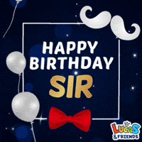 Happy Birthday GIF by Lucas and Friends by RV AppStudios