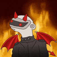 Robot Feeling Hot GIF by Paft Drunk