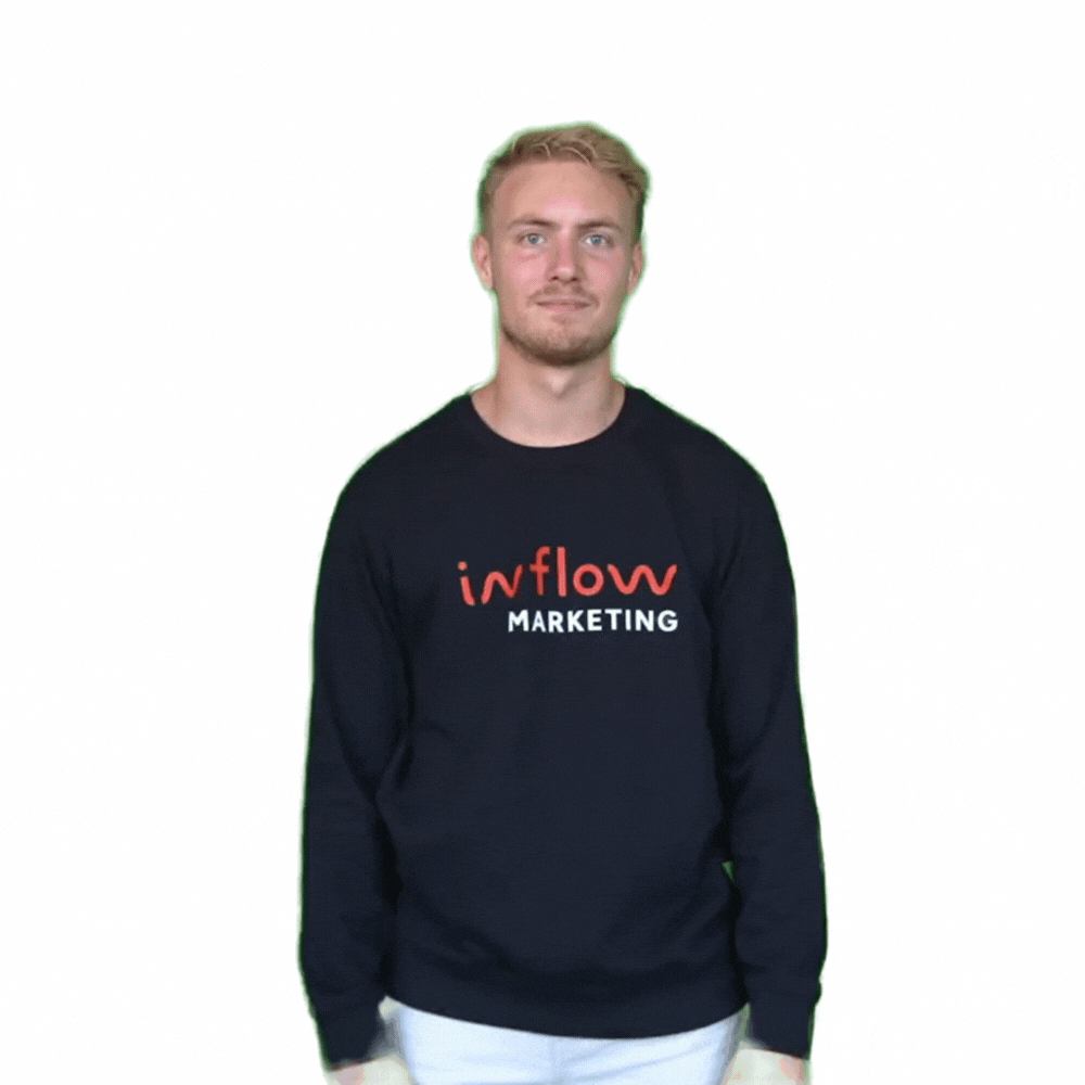 inflowmarketing point down look down online marketing agency inflow marketing GIF