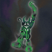 Dancing demon elf