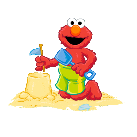 Happy Sand Castle Sticker by Ahlan Simsim