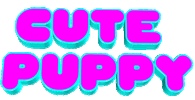 dogs text Sticker