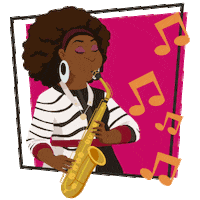 Jazz Music Sticker by Walt Disney Studios
