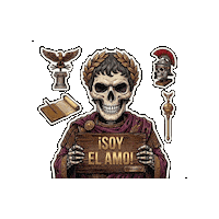 Halloween Skull Sticker