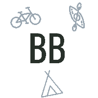 Billiebars bike camp bill billie Sticker