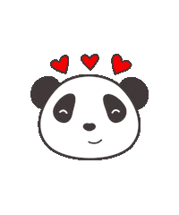 Hearts Sticker by Pandabox