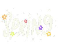 Spring Season Flower Sticker by Demic