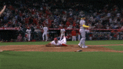 La Angels Slide GIF by Los Angeles Angels