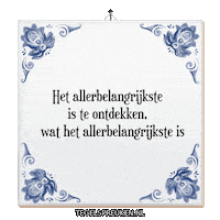 Focus Wijsheid Sticker by Tegelspreuken.nl