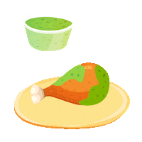 ElPolloLocoMX comida tasty salsa rico Sticker