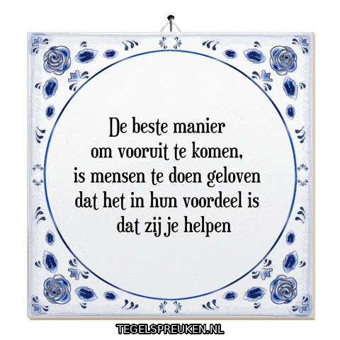 Teamwork Nl Sticker by Tegelspreuken.nl