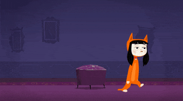 Tired Over It GIF by Kitty Is Not A Cat