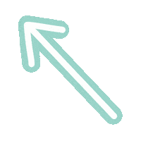 Blue Arrow Sticker by Creating for peques