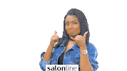girl yes Sticker by Salon Line
