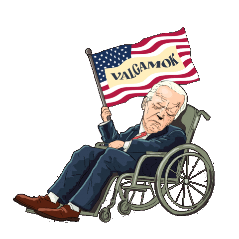 Trump Usa Sticker by Hergårdetgodt