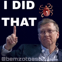 Tick Bill Gates GIF