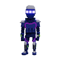 bem_builders nft web voxel voxelart Sticker